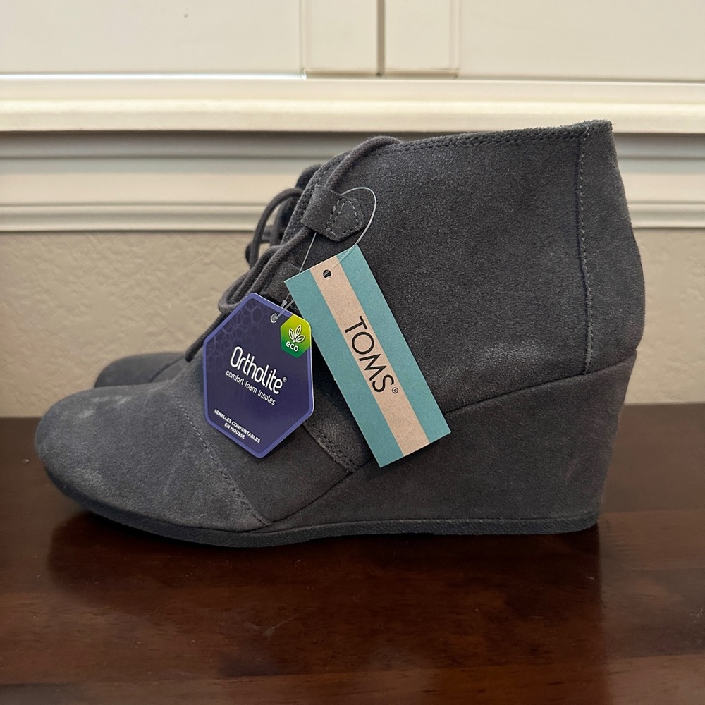 NEW TOMS Women's Kala Desert Wedge Bootie